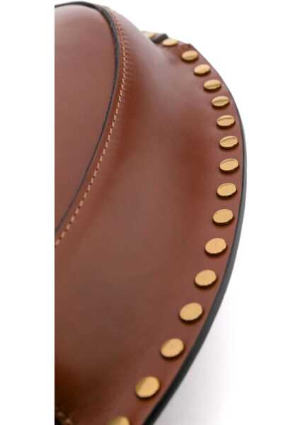 Genti de umar Isabel Marant Oskan Moon Shoulder Bag BROWN Femei (BM 19547123) 4