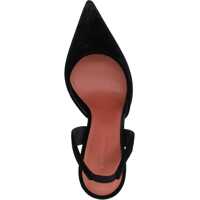 Pantofi cu toc AMINA MUADDI Dama - Pantofi cu toc AMINA MUADDI Velvet slingback Pumps BLACK Femei (BM 19547339) - B-mall.ro