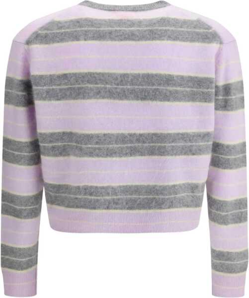 Pulovere casual GUEST IN RESIDENCE Grizzly Stripe Crew Jumper DUSK COMBO Femei (BM 19547342) 2