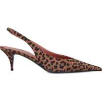 Pantofi cu toc Anok Sling 105 Pump in Leopard Print Femei