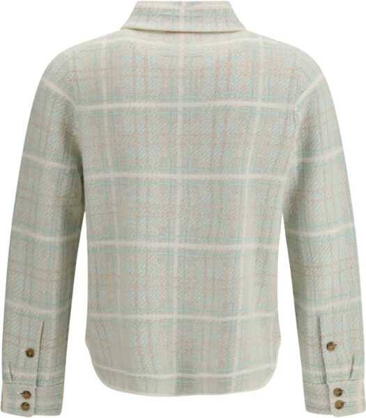 Camasi casual GUEST IN RESIDENCE Dylan Plaid Shirt SEAGLASS COMBO Femei (BM 19547354) 2