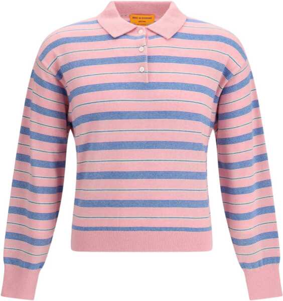 Tricouri Polo GUEST IN RESIDENCE Collegiate Stripe Polo DAYBREAK COMBO Femei (BM 19547369) 1