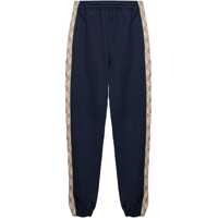 Pantaloni casual Jogging Pants feature signature Burberry Check tape along the sides Barbati
