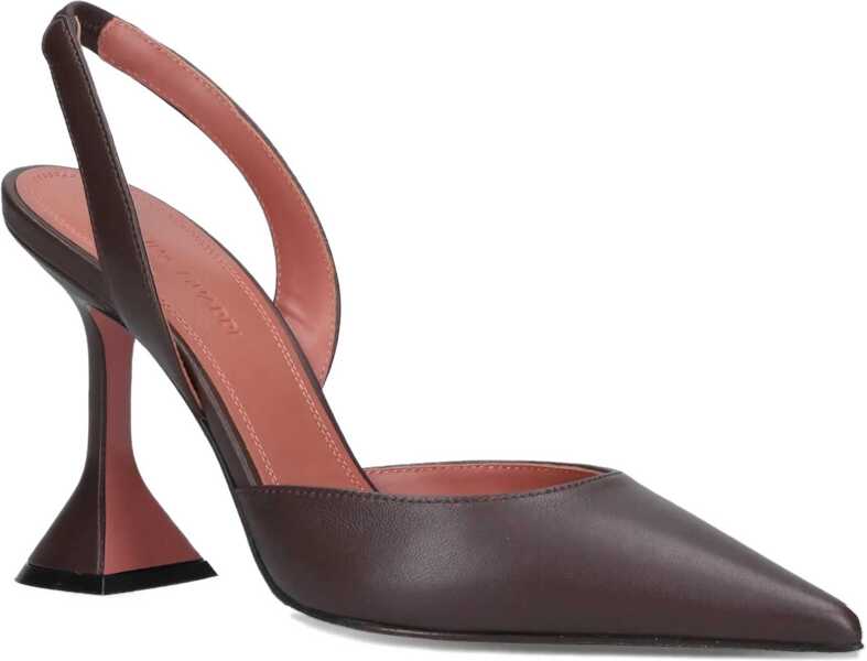 Pantofi cu toc AMINA MUADDI Holli 95mm pointed slingback Pumps COFFEE Femei (BM 19547408) 2