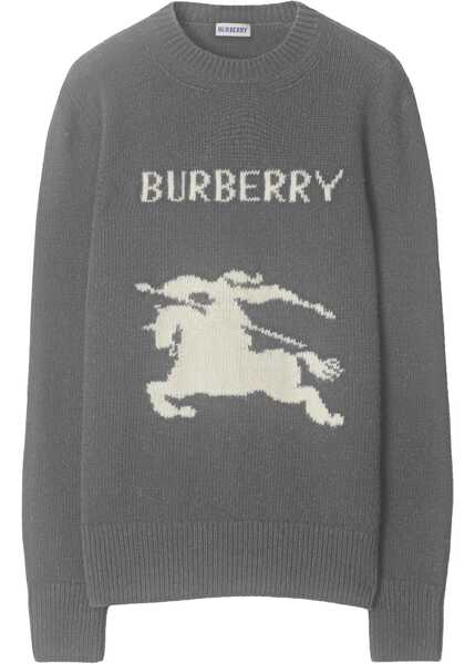 Pulovere Burberry Wool and cashmere Sweater with EKD GREY Femei (BM 19547417) 1
