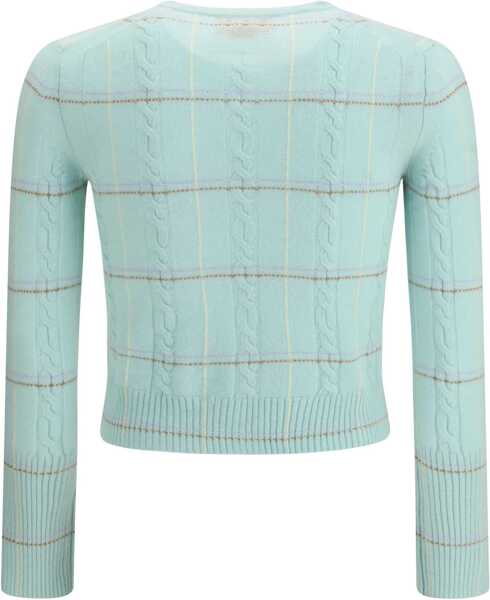 Cardigane GUEST IN RESIDENCE Jane Check Cardigan SEAGLASS COMBO Barbati (BM 19547429) 2