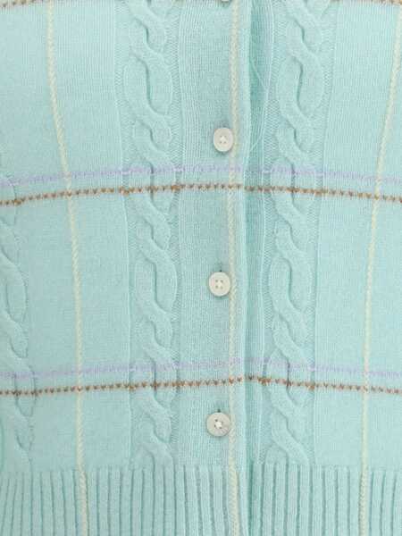 Cardigane GUEST IN RESIDENCE Jane Check Cardigan SEAGLASS COMBO Barbati (BM 19547429) 3