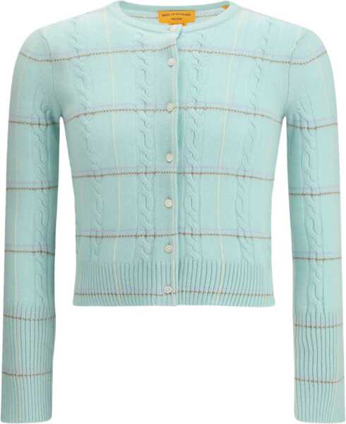 Cardigane GUEST IN RESIDENCE Jane Check Cardigan SEAGLASS COMBO Barbati (BM 19547429) 1