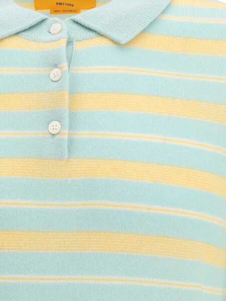 Tricouri Polo GUEST IN RESIDENCE Collegiate Stripe Polo SEAGLASS COMBO Femei (BM 19547447) 3
