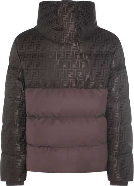 Geci de iarna Fendi Cotton-blend Down Jacket DARK BROWN-25 Femei (BM 19549499) 2