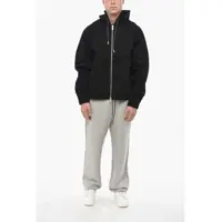 Geci de blugi pentru Barbati - Geci de blugi 1989 STUDIO Front Zipped Denim Jacket With Hood Black Barbati (BM 19549964) - B-mall.ro