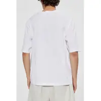 Tricouri DSQUARED2 pentru Barbati - Tricouri DSQUARED2 Cotton Loose Fit T-Shirt With Logoed Patch White Barbati (BM 19549970) - B-mall.ro