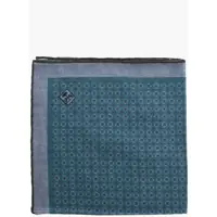 Esarfe Patterned Pocket Square With Contrasting Edge Barbati