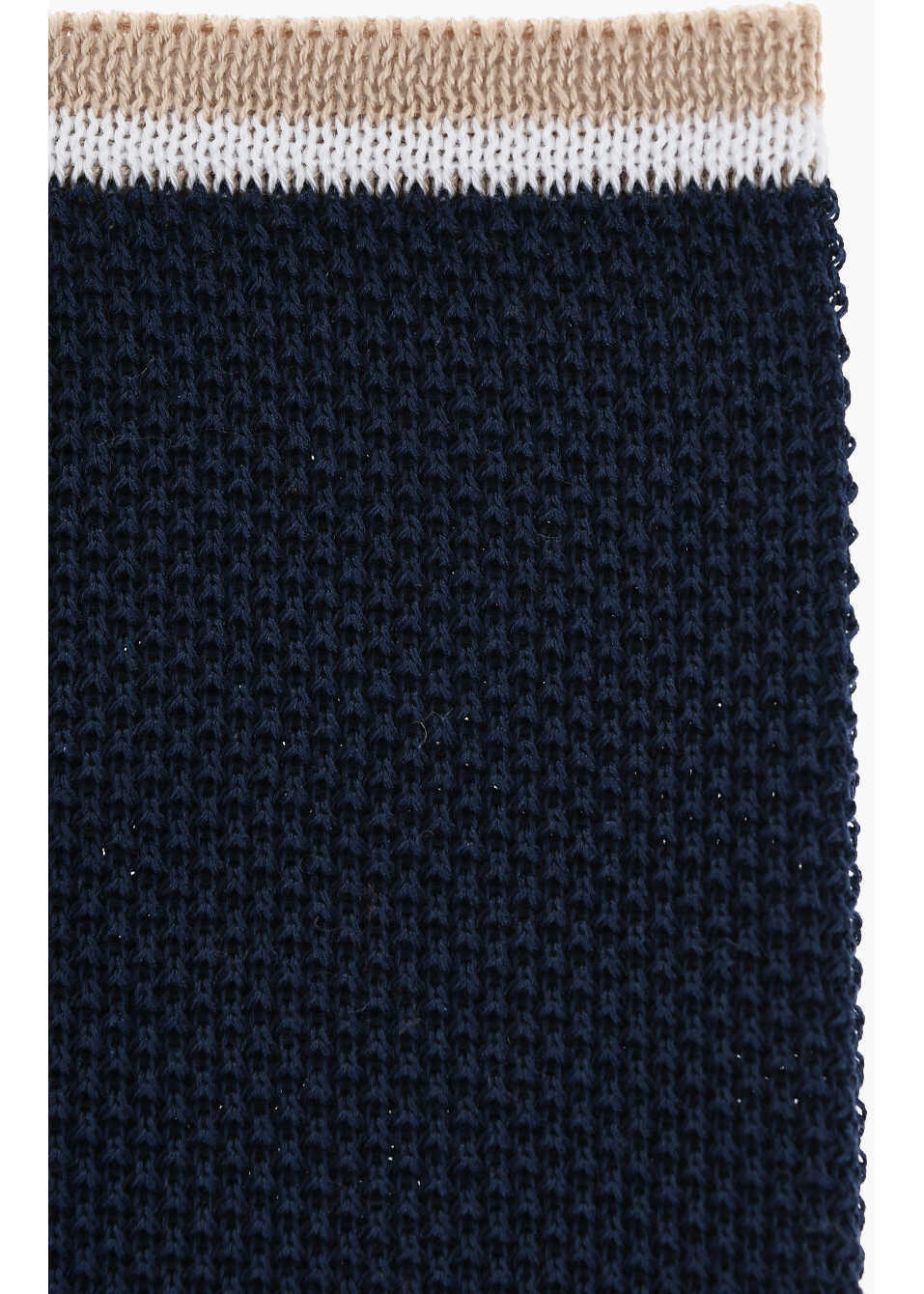 Esarfe CORNELIANI Cotton Pocket Square With Contrasting Edge Blue Barbati (BM 19549979) 2