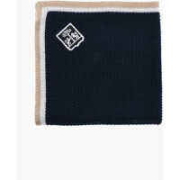 Esarfe Cotton Pocket Square With Contrasting Edge Barbati
