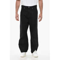 Blugi drepti Solid Color Wide Leg Y2K Jeans 28Cm Barbati