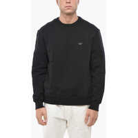 Bluze de trening Crew Neck Brushed Cotton Sweatshirt With Embroidered Logo Barbati