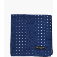 Esarfe Polka Dots Silk Pocket Square Barbati