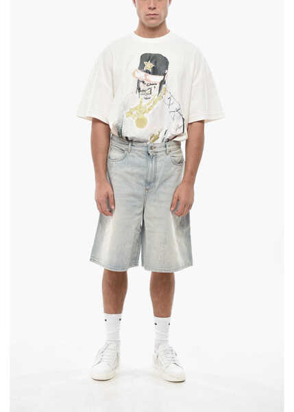 Pantaloni scurti 1989 STUDIO Light Washed Denim Shorts Light Blue Barbati (BM 19549997) 4