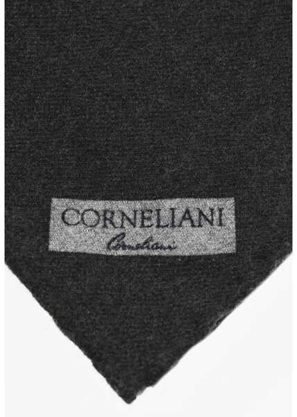 Esarfe CORNELIANI Solid-Color Wool Pocket Square Green Barbati (BM 19550054) 2