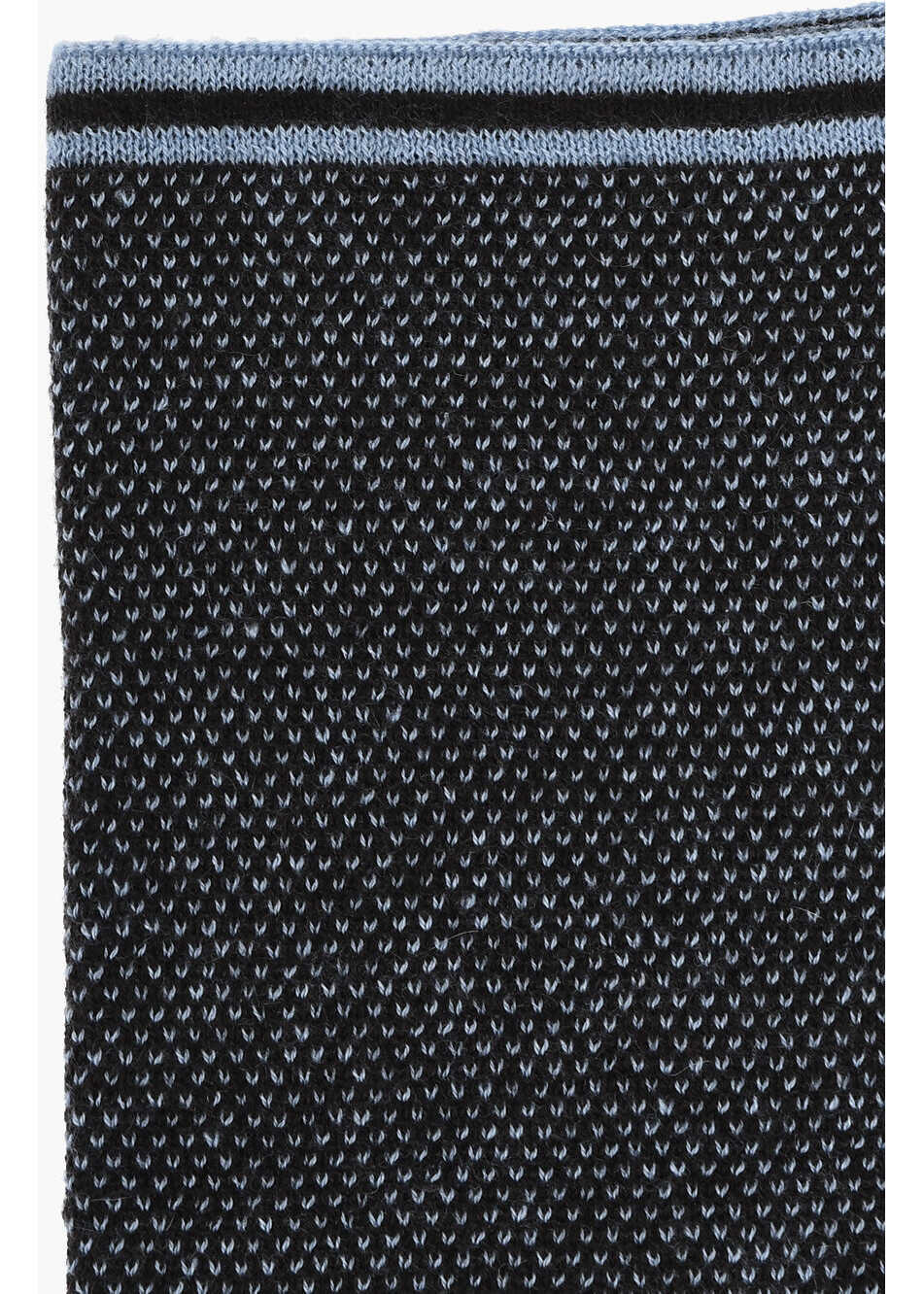 Esarfe CORNELIANI Two-Tone Silk And Cashmere Pocket Square Blue Barbati (BM 19550057) 3