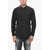 DSQUARED2 Slim Fit Cow Boy Easy Shirt With Visible Stitchings Black