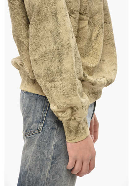 Bluze de trening 1989 STUDIO Brushed Cotton Hoodie With Embossed Logo Beige Barbati (BM 19550168) 3