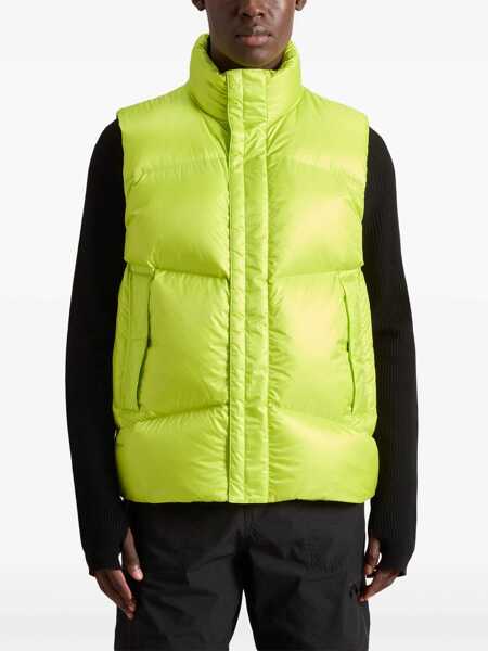 Geci de iarna Woolrich Sleeveless Pertex Down Jacket With Hidden Closure Green Barbati (BM 19550195) 3
