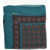 CORNELIANI Patterned Wool Pocket Square Green
