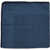 CORNELIANI Geometrical Patterned Silk Pocket Square Blue