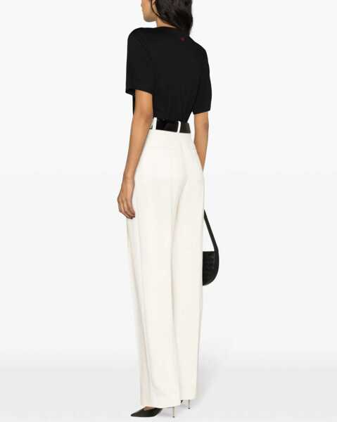 Tricouri Victoria Beckham T-Shirt With Print BLACK Femei (BM 19550345) 4