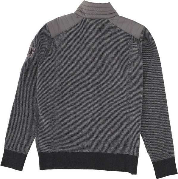 Cardigane Belstaff Kelby Cardigan With Zipper GREY Barbati (BM 19550396) 2