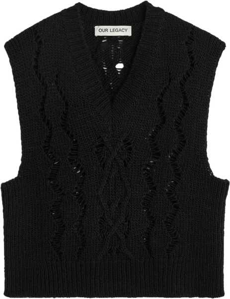 Bluze de trening OUR LEGACY Wool Jersey. BLACK Femei (BM 19550399) 1