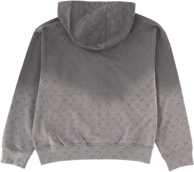Bluze de trening MARINE SERRE Faded Moon Sweatshirt GREY Barbati (BM 19550408) 2