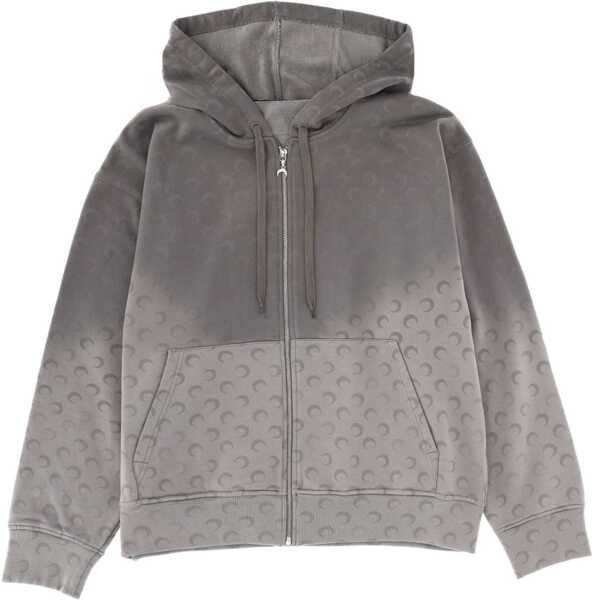 Bluze de trening MARINE SERRE Faded Moon Sweatshirt GREY Barbati (BM 19550408) 1