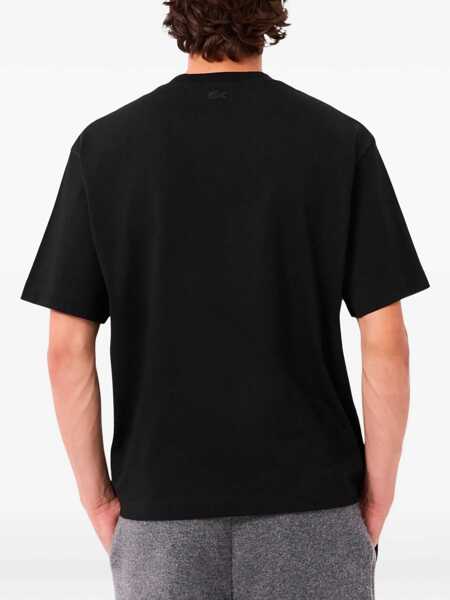 Tricouri Lacoste T-Shirt With Graphics BLACK Barbati (BM 19550411) 3