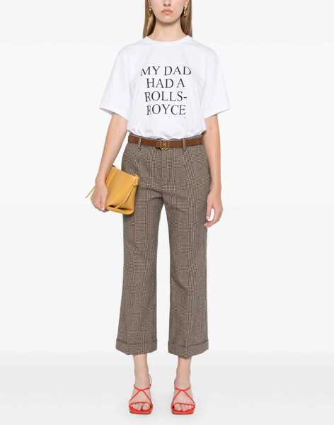 Tricouri Victoria Beckham T-Shirt With Print WHITE Femei (BM 19550453) 2