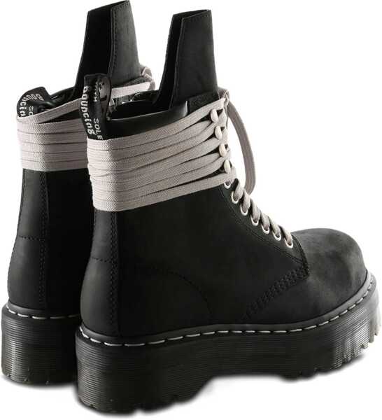 Cizme scurte Dr. Martens Quad Sole Steel Toe Boot Dr. Martens X Rick Owens BLACK Femei (BM 19550483) 3