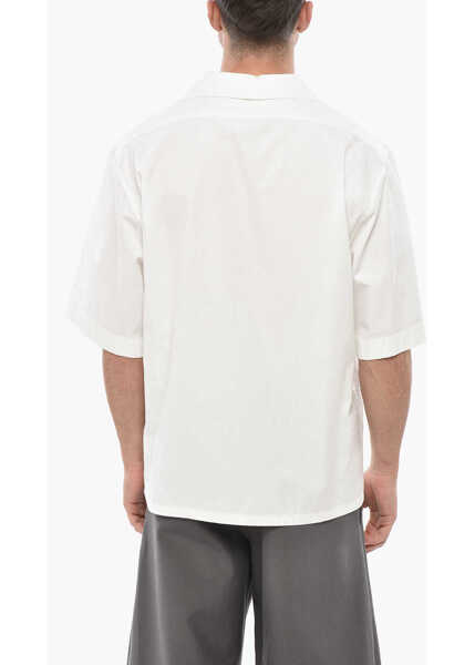 Camasi casual 1989 STUDIO Short Sleeved Shirt With Breast Pocket White Barbati (BM 19550744) 2