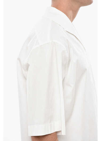 Camasi casual 1989 STUDIO Short Sleeved Shirt With Breast Pocket White Barbati (BM 19550744) 3