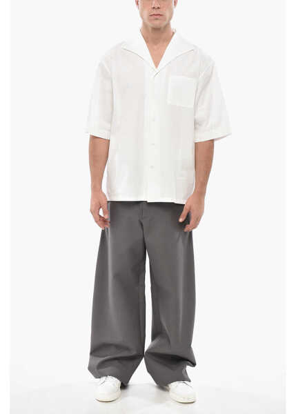 Camasi casual 1989 STUDIO Short Sleeved Shirt With Breast Pocket White Barbati (BM 19550744) 4