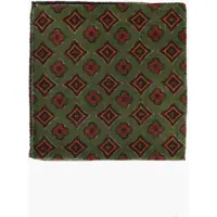Esarfe Cc Collection Patterned Wool Pocket Square Barbati