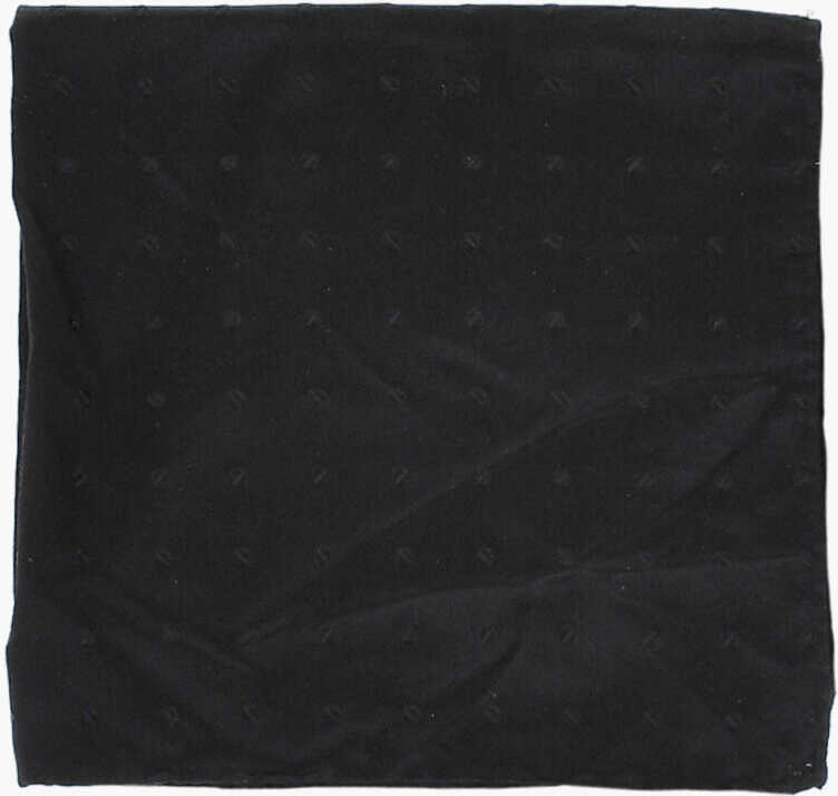 Esarfe CORNELIANI Cc Collection Silk Pocket Square With Geometric Motifs Black Barbati (BM 19550822) 1
