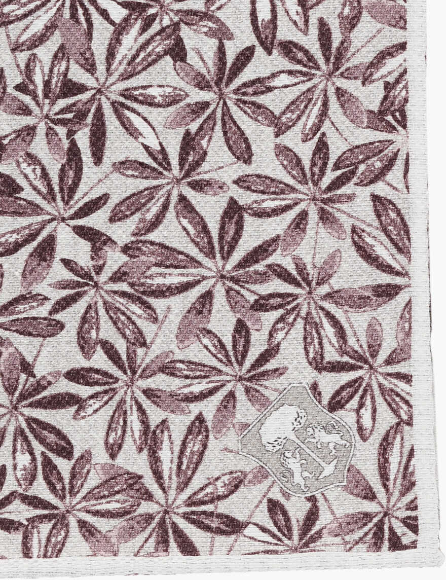 Esarfe CORNELIANI Double Patterned Silk Pocket Square Burgundy Barbati (BM 19550825) 2
