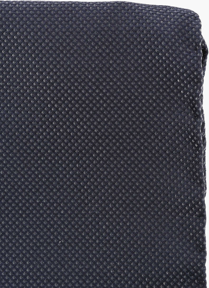 Esarfe CORNELIANI Solid Lurex Pocket Square Blue Barbati (BM 19550834) 2
