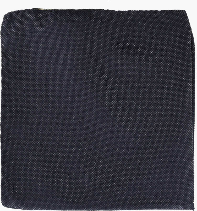 Esarfe CORNELIANI Solid Lurex Pocket Square Blue Barbati (BM 19550834) 1