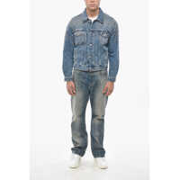 Geci de blugi pentru Barbati - Geci de blugi 1989 STUDIO Denim Jacket With Crystals Embellishment Blue Barbati (BM 19550960) - B-mall.ro
