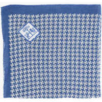 Esarfe Houndstooth Motif Two-Tone Pocket Square Barbati