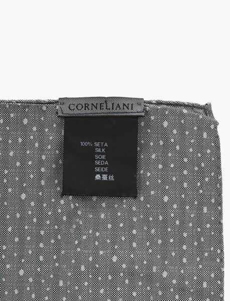 Esarfe CORNELIANI Patterned Silk Pocket Square Green Barbati (BM 19550981) 3