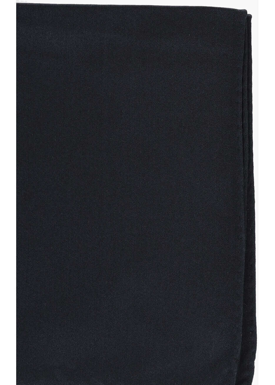 Esarfe CORNELIANI Cc Collection Solid Silk Pocket Square Blue Barbati (BM 19550984) 2